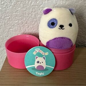 2.5” Taghi The Bull Terrier Micromallows Capsules NWT